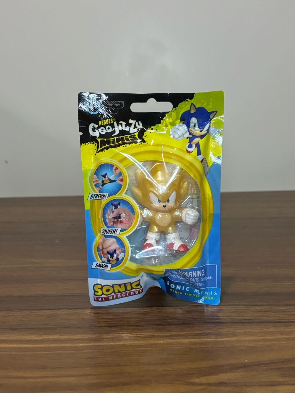 Super Sonic Heroes of Goo Jit Zu Minis Sonic The Hedgehog New